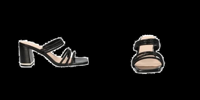 Las mejores sandalias tacon bajo negras para lucir con estilo y comodidad