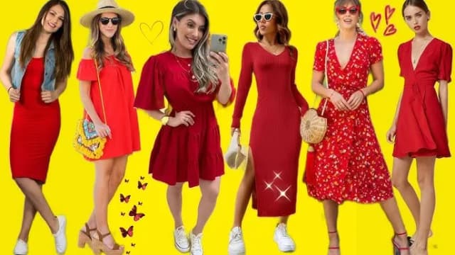 Cómo combinar un vestido rojo para lucir elegante y a la moda