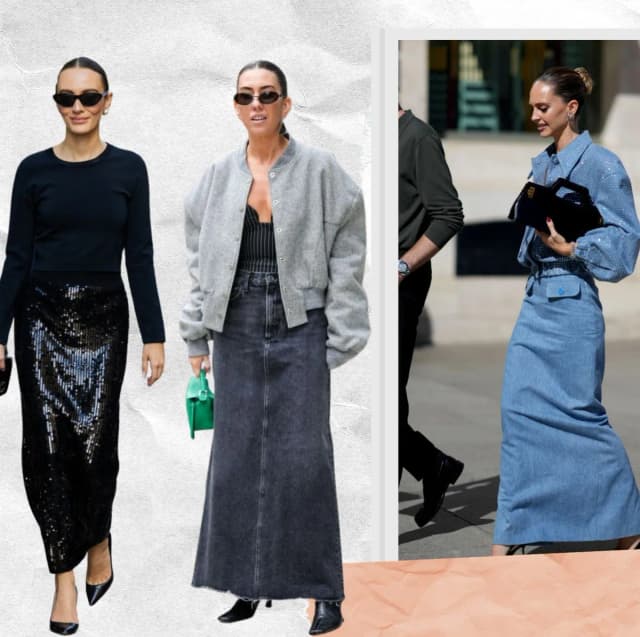 Cómo combinar falda larga en invierno y lucir siempre elegante Cómo combinar falda larga en invierno y lucir siempre elegante
