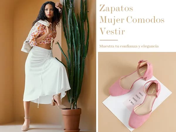 Zapatos tacon ancho rosa palo: elegancia y comodidad para cada ocasión