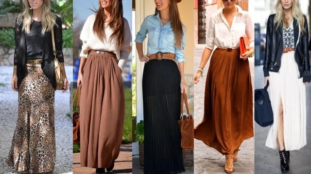 Faldas largas modernas: elige el estilo perfecto para cada ocasión